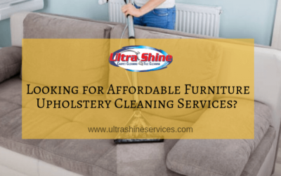 Looking for Affordable Furniture Upholstery Cleaning Services? 