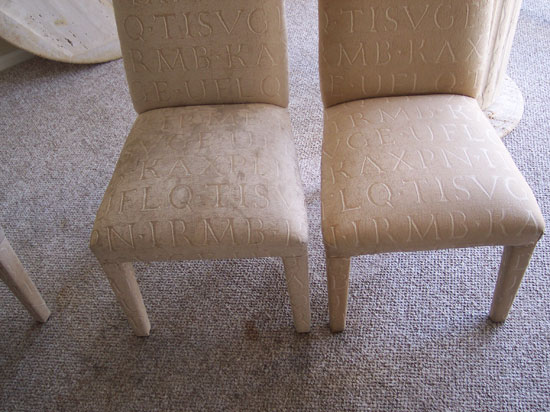 fabric dining chair cleaning