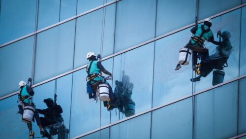 professional high rise window cleaning