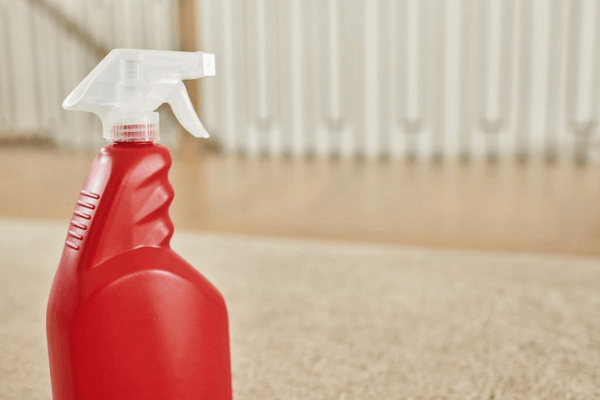 Hydrogen peroxide solution for carpet cleaning